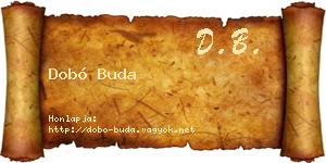 Dobó Buda névjegykártya